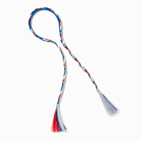 Stars & Stripes Red, White & Blue Braid Faux Hair Headband