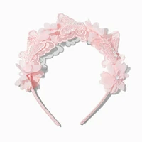 Claire's Club Special Occasion Pink Butterfly & Floral Headband
