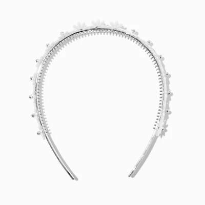 Claire's Club White Daisy Headband