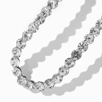 Silver-tone Rhinestone Hair Pin 