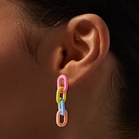 Pastel Chain Earring Stackables Set - 3 Pack