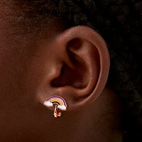 Purple Unicorn Clip-On Stud Earrings - 6 Pack 