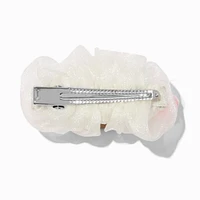 Claire's Club Rose Tulle Hair Clip