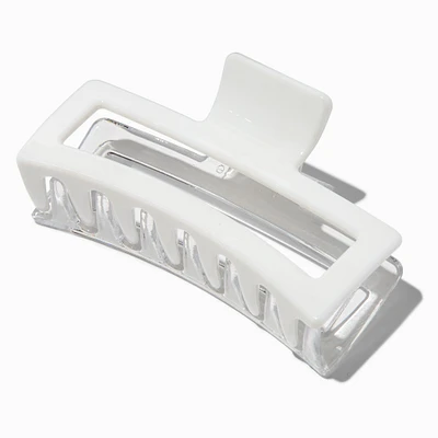 Large Two-Tone Rectangular Hair Claw