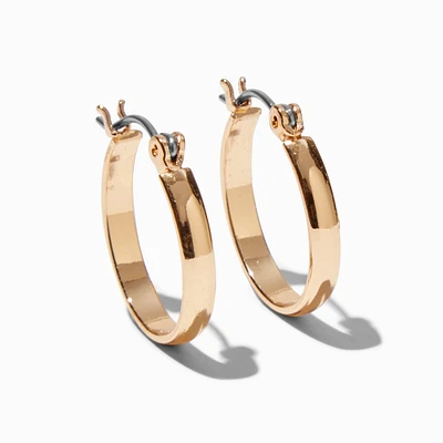Gold-tone 15mm Hoops