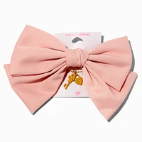 T H E M E x Claire's Heart Lock & Key Pink Hair Bow Clip