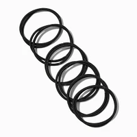 Black Full Hair XL Hair Ties - 12 Pack