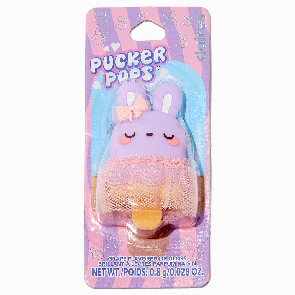 Pucker Pops® Purple Bunny Tutu Lip Gloss - Grape
