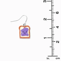 Peanut Butter & Jelly Sandwich Drop Earrings