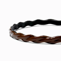 Brown Twist Adjustable Headband