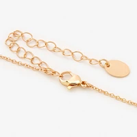 Gold Butterfly Heart Locket Pendant Necklace