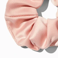 Blush Pink Satin Hair Scrunchie