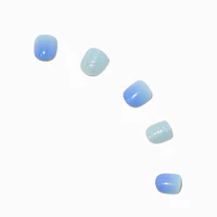Claire's Club Blue Ombré Press On Vegan Faux Nail Set - 10 Pack