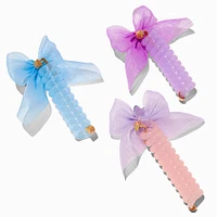 Claire's Club Sea Life Wrapped Bow Hair Ties - 3 Pack
