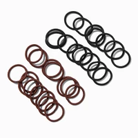 Brown & Black Hair Ties - 30 Pack
