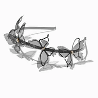 Organza Butterfly Double Row Headband