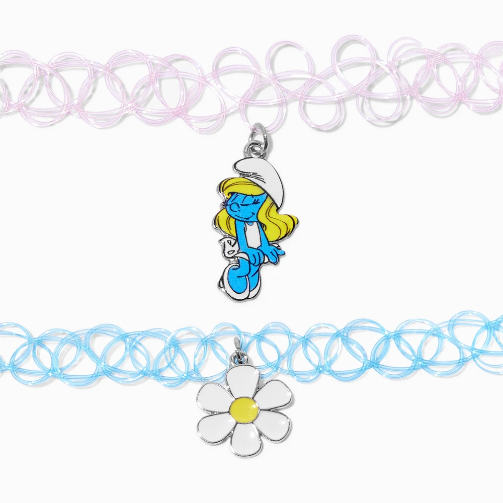 The Smurfs™ Claire's Exclusive Tattoo Choker Necklace Set - 2 Pack