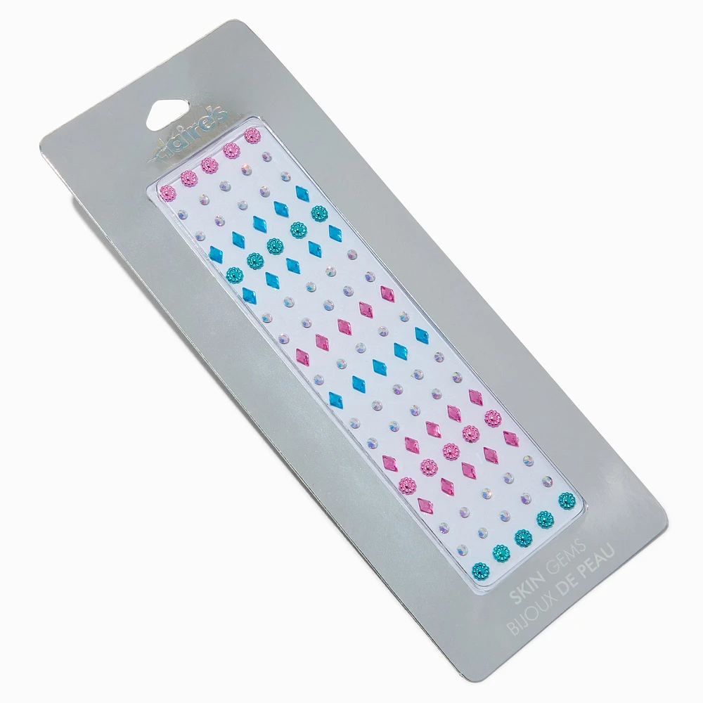 Pastel Flower Geometric Skin Gems - 100 Pack