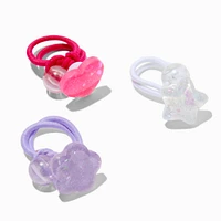 Claire's Pink Mixed Hair Ties - 6 Pack