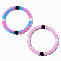 Glow The Dark Fortune Stretch Bracelets - 2 Pack