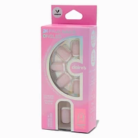 French Tip Medium Square Vegan Faux Nail Set