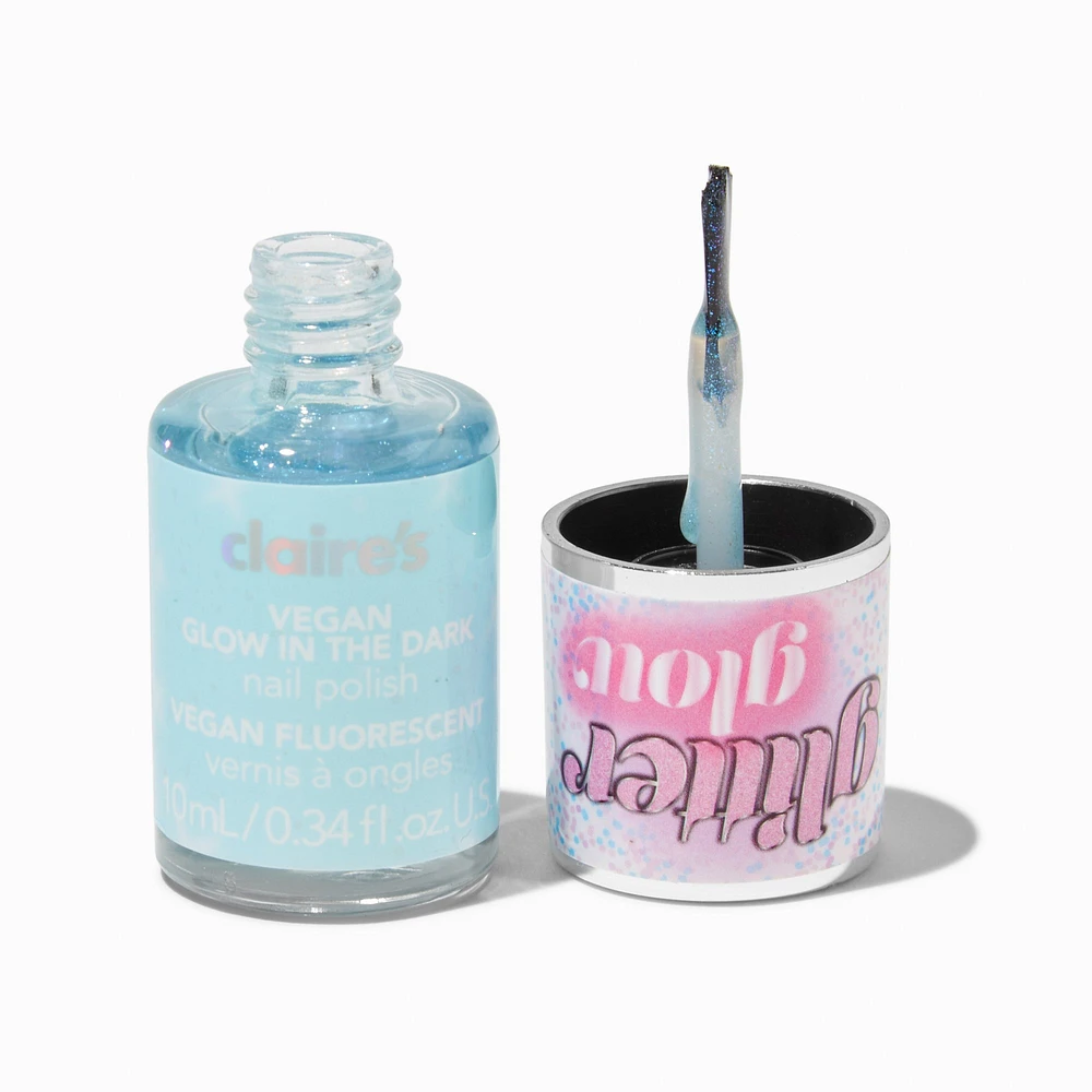 Glitter Glow Vegan Glow in The Dark Nail Polish