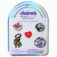 DIY Cowgirl Pin Set - 5 Pack