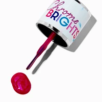 Chrome Brights Single Nail Polish - Hot Pink