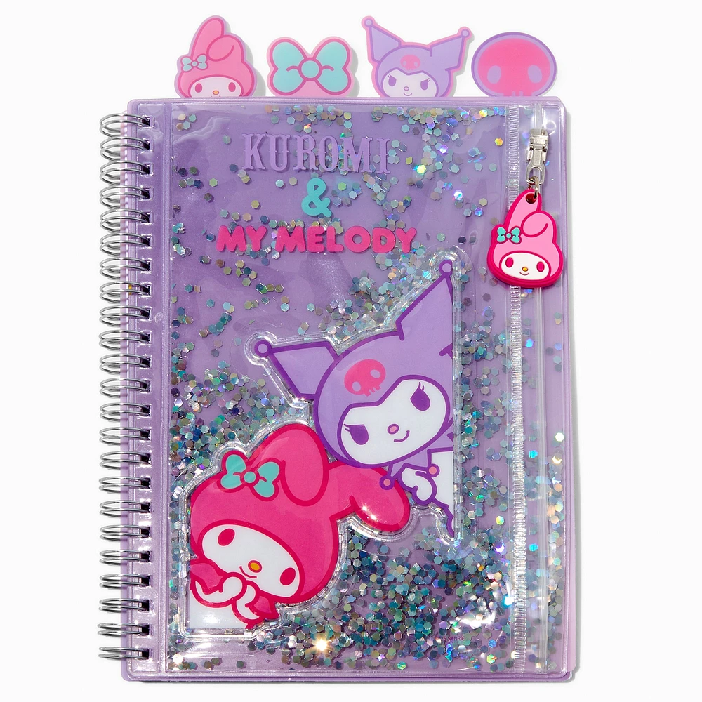 Sanrio® My Melody™ & Kuromi™ Shaker Spiral Notebook