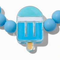 Claire's Club Matte Blue Ice Pop Stretch Bracelet