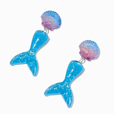 Puffy Mermaid Drop Earrings