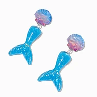Puffy Mermaid Drop Earrings