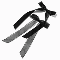 Organza & Sheer Hair Bow Clips