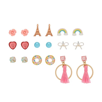 Favorite Things Stud Earrings - 9 Pack