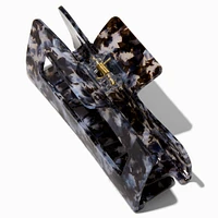 Tortoiseshell Rectangular Hair Claw