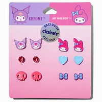 Sanrio® Claire's Exclusive My Melody™ & Kuromi™ Stud Earrings - 6 Pack