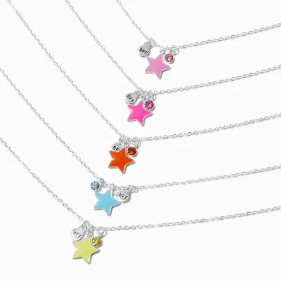 Best Friends Five Star Pendant Necklaces - 5 Pack 