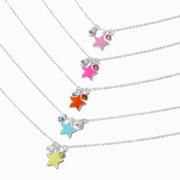 Best Friends Five Star Pendant Necklaces - 5 Pack 