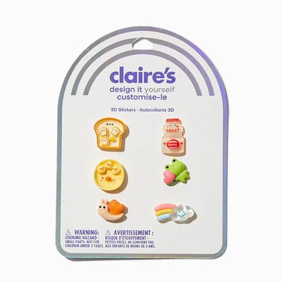 DIY 3D Food Stickers - 6 Pack