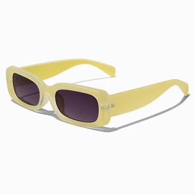 Yellow Rectangle Sunglasses