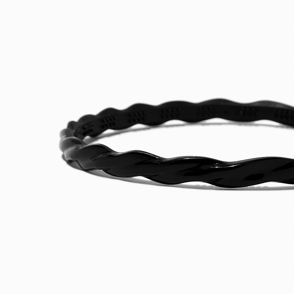 Black Twist Adjustable Headband