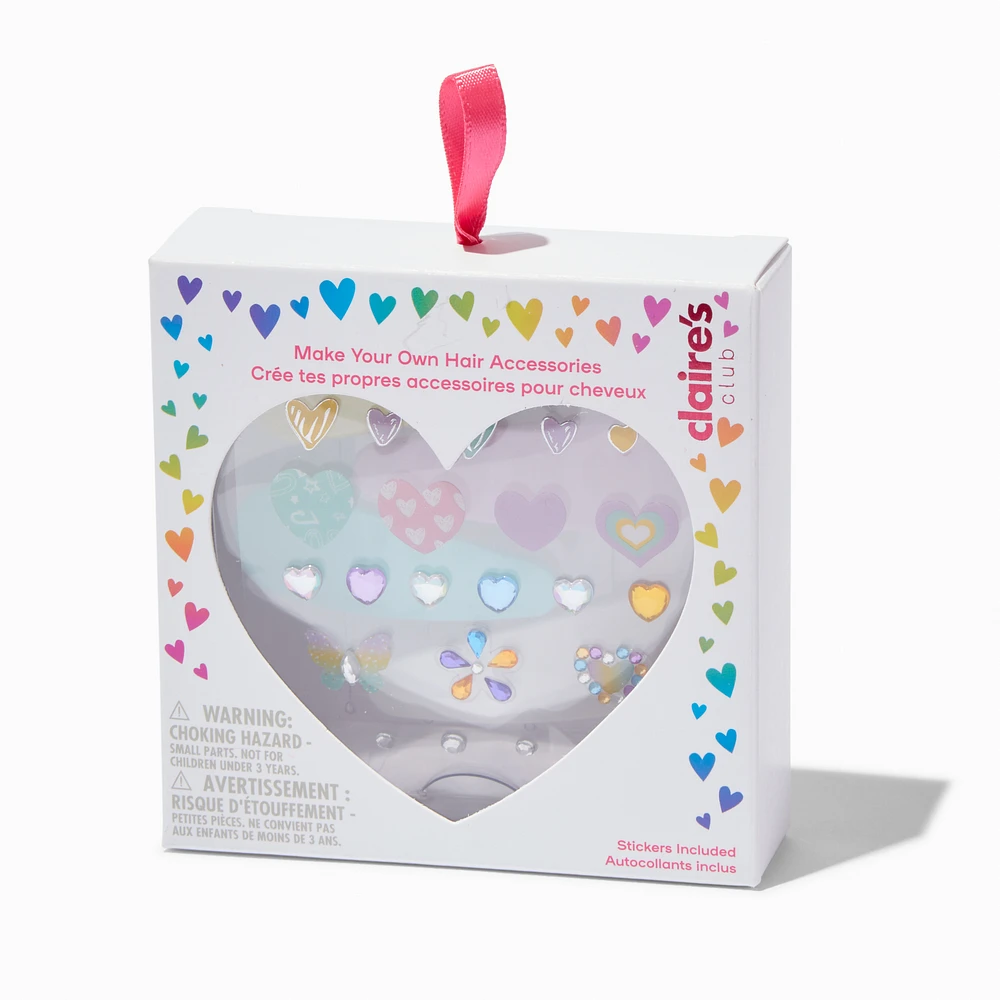 Claire's Club Make-It-Yourself Pastel Snap Hair Clip Kit