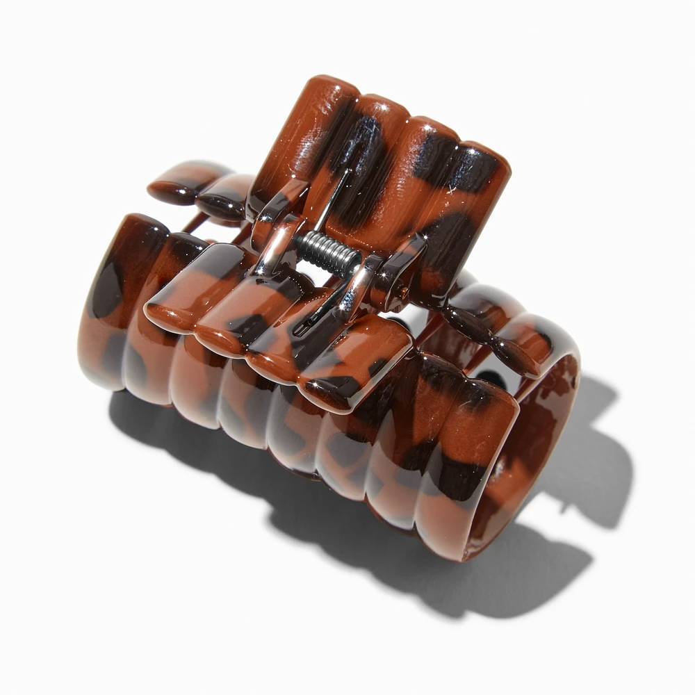 Brown Tortoiseshell Pony Hair Claw