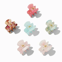 Pastel Marbled Small Hair Claws - 6 Pack
