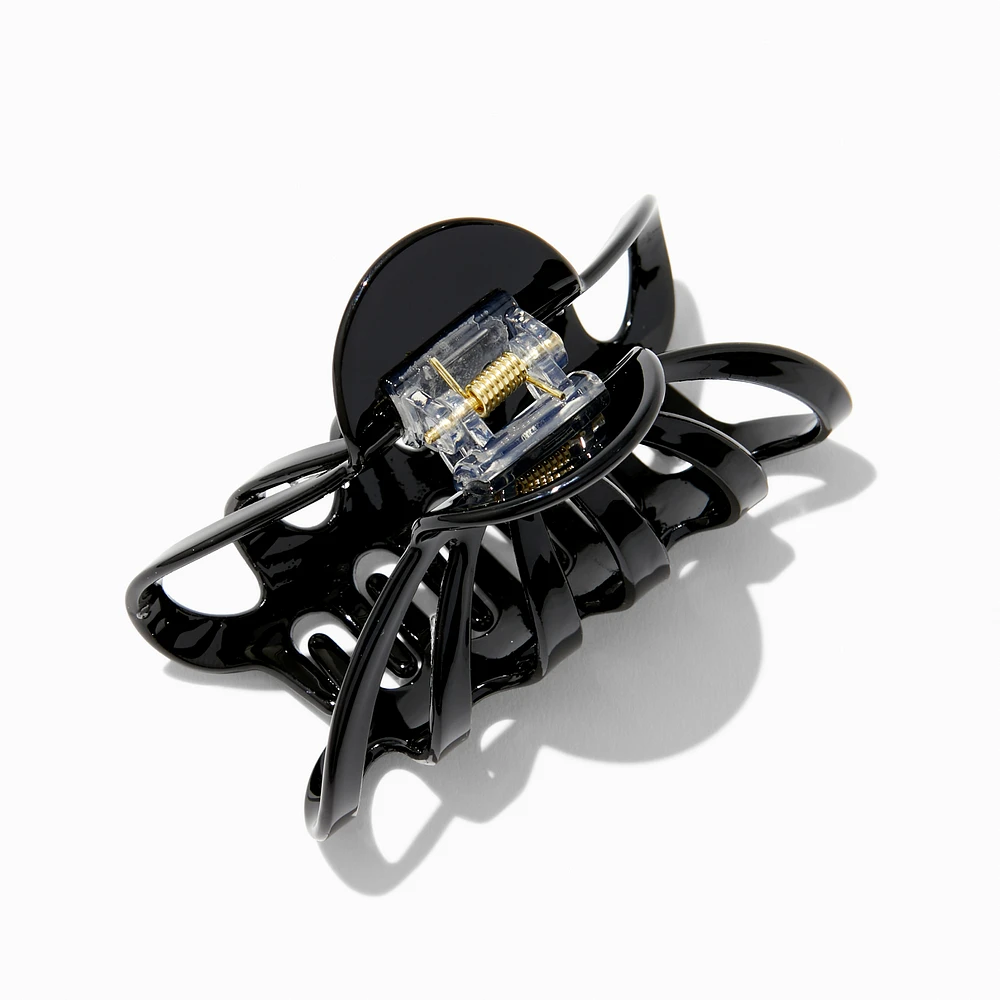 Black Large Clamshell Hair Claw