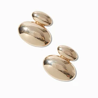 Gold-tone Melty Bubble Drop Earrings