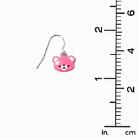 Cute Bears, Cats, & Shibu Inu 0.5" Drop Earrings - 3 Pack