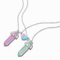 Best Friends Glow the Dark Mystical Gem Pendant Necklaces - 2 Pack
