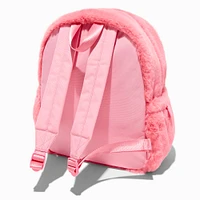 Claire's Club Furry Pink Cat Dome Backpack