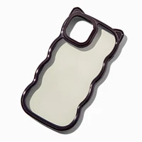 Black Cat Trim Wavy Phone Case - Fits iPhone® 13/14/15